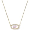 GOLD - IVORY MOTHER OF PEARL LOVE SCRIPT