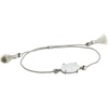 Rhodium/White Opal