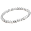 Rhodium Ivory Mother Of Pearl