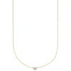 14K YELLOW GOLD - CRYSTAL CLEAR DIAMOND