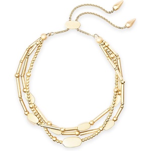 Kendra Scott Chantal Beaded Bracelet for Women(Gold Metal)