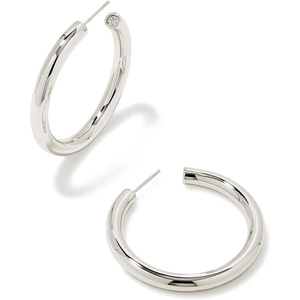 Kendra Scott Colette Large Hoop Earrings, Fashion Jewelry for Women(RHODIUM)