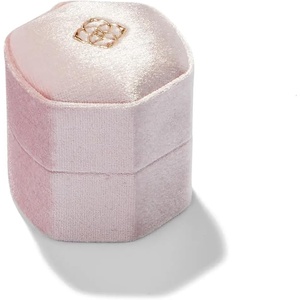 Kendra Scott Davis Small Case in Light Pink Velvet