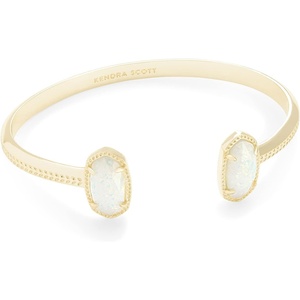 Kendra Scott Elton Bracelet in 14k Gold-Plated Brass, Fashion Jewelry for Women, White Opal