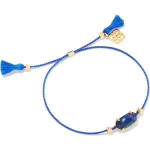 Kendra Scott Everlyne Cord Friendship Bracelet, Fashion Jewelry for Women(NAVY ABALONE)