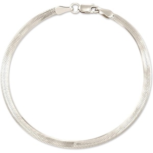 Kendra Scott Herringbone Chain Bracelet in Sterling Silver, Demi-Fine Jewelry for Women, Medium/Large