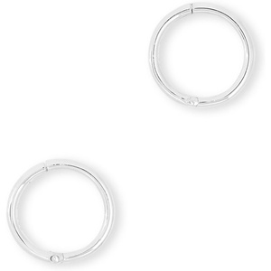Kendra Scott Keeley 10mm Huggie Earrings in Sterling Silver, Demi-Fine Jewelry for Women
