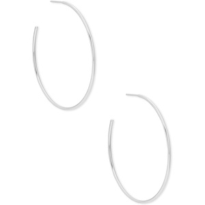 Kendra Scott Keeley Hoop Earrings in Sterling Silver, Demi-Fine Jewelry for Women