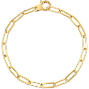 Kendra Scott Large Paperclip Chain Bracelet in 18k Gold Vermeil, Demi-Fine Jewelry for Women