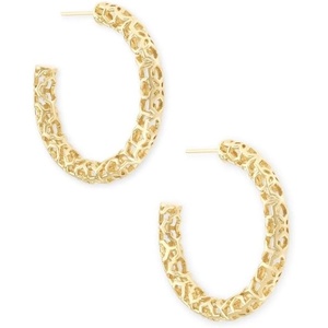 Kendra Scott Maggie 1.5″ Hoop Earrings for Women, Fashion Jewelry