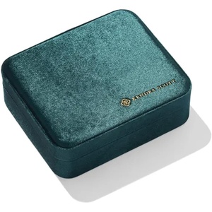 Kendra Scott Mattie Large Case, Emerald Velvet