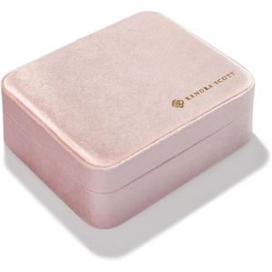 Kendra Scott Mattie Large Case in Light Pink Velvet