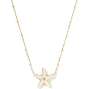 Kendra Scott Parker Starfish Pendant Necklace, Fashion Jewelry for Women(Gold – Mother of Pearl)