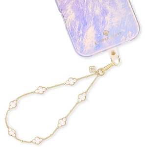 Kendra Scott Phone Charm Wrist Strap – Detachable Cell Phone Lanyard – Abbie Mother of Pearl