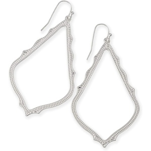 Kendra Scott Sophee Drop Earrings for Women(RHODIUM – RHODIUM METAL)