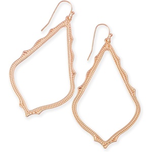 Kendra Scott Sophee Drop Earrings for Women(ROSE GOLD – ROSE GOLD METAL)