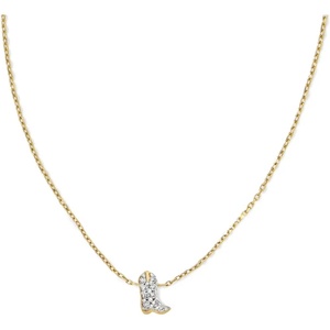 Kendra Scott Tiny Cowboy Boot 18k Gold Pendant Necklace(18K YELLOW GOLD)